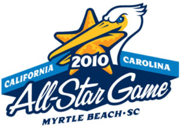 carolina league all-star game 2010 primary logo iron on heat transfer